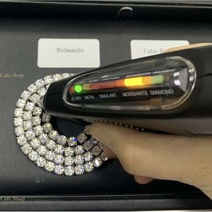 Designer Fine Jewelry Hip Hop Sterling Sier VVS Moisanite Diamond Cluster Iced Out Tennis Chain Bracelet Collier pour hommes Femmes