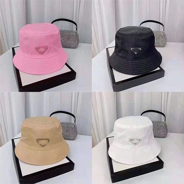 Chapeau de mode de luxe de pêcheur de designer lettre de couleur unie buckethat tempérament décontracté cent prendre quelques casquettes voyage jardin casquette de mode chapeaux de seau de luxe