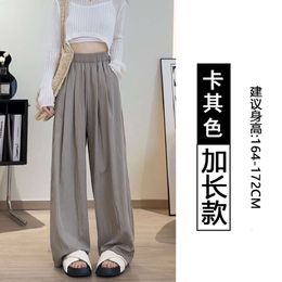 Pantalon de pantyamamoto évasé designer Femmes Summer 2024 Nouveau pantalon décontracté paresseux plissé