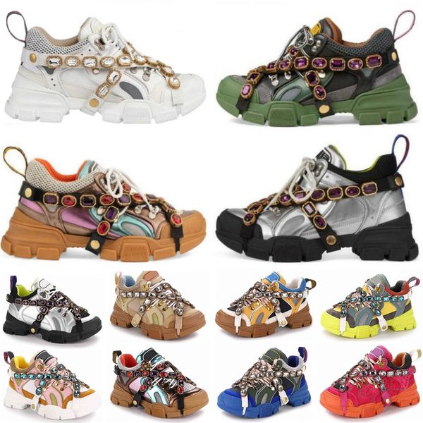 Diseñador Flashtrek Flash Trek Flashtreks Zapatos casuales Plataforma Mujeres Hombres de gran tamaño con entrenadores extraíbles Zapatillas de deporte Zapatillas de deporte Montañismo