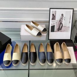 Designer Flat Dress Schoenen Vrouwen Espadrilles Loafers Zomer Mode Canvas Schoen Luxe Strand Slippers Slides