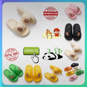 Designer Flat Little Bear sliders slides sandales pantoufles pour hommes femmes portent léger respirant coupe basse super doux mode chaude unisexe piscine taille 35-46