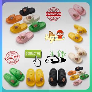 Designer Flat Little Bear sliders slides sandales pantoufles pour hommes femmes anti-dérapant porter léger respirant coupe basse super doux mode chaud unisexe piscine taille 35-46