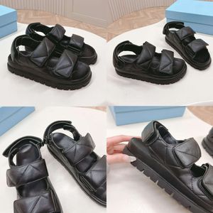 Designer Platte Sandalen Dames Nappaleer Slippers Wit Zwart Bruin Comfortabele Slides Thuis Schoenen Met Doos 538