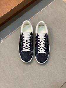 Designer platte schoenen Virgil Coach Casual schoenen denim canvas lederen abloh witte letters bedekken mode platform heren en dames lage sneakers.