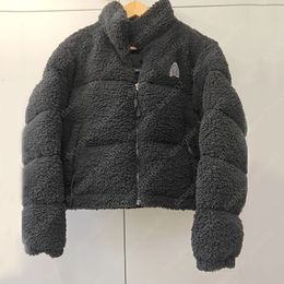 Diseñador de lana chaqueta de moda carta bordado cordero abrigos de cachemira estilo grueso para hombre para mujer chaquetas de lana de invierno con cremalleras cardigan outwears