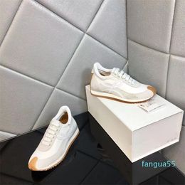 Designer Flow Runner Sneakers Mens Womens Casual Shoes Nylon Suede Sneaker Upper Fashion Sport Ruuning Classic Shoe 35-46