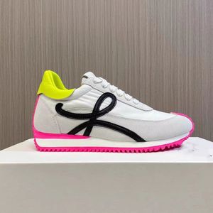 Designer Flow Runner Sneakers para mujer para hombre Lowe zapatos casuales en nylon Suede Sneaker Upper Fashion Sport Ruuning Classic Shoe 35-46 05