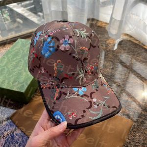 Designer Flower Ball Caps Women Men Golf Cap Zomer Travel Sport SnapBakck Hat Casquette241T