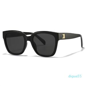 Designer pour homme rétro œil de chat ovale polygone lunettes de soleil Ins Shopping voyage fête mode vêtements correspondant