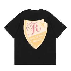 Designer pour hommes Rhude T Femmes Designers Tees en vrac Marques de mode Tops Chemises Chemise décontractée Vêtements Street Shorts Vêtements à manches