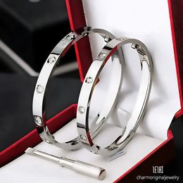 Diseñadora para mujer Fashion Charming Titanium Steel Gold Bracelet Brand Jewelry Womens Christmas