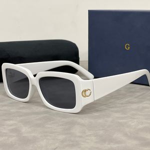 Lunettes de soleil rectangulaires unisexes de styliste pour femmes et hommes, polarisées, tendance, belles lunettes classiques avec étui