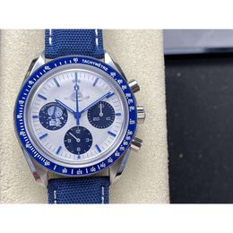 Diseñador Fortytwo Mens Watch Speed Master Omegawatch 5A Movimiento mecánico de alta calidad Relogs OS Factory Chronograph Menwatch Todos los relojes de trabajo de marcación UVMA
