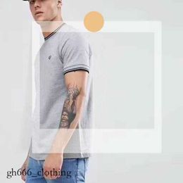 Ontwerper FRED PERRY Tarwe Oor Ronde Hals Zomer T-shirt Puur Katoen Nieuwe College Stijl Mode Eenvoudige Pasvorm Onderlaag Compagnie Cp Poloshirt 128