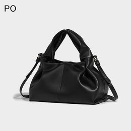 Sac à main unique pour femmes françaises de styliste, boutique % 60, vente en gros, vente au détail, sac nuage, nouvelle collection automne et hiver pour femmes, boulette pliée polyvalente, sensation haut de gamme, sac unique