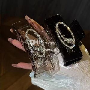 Designer Full Diamond Hair Clips Claw Clips Metal Crystal Hair Pins Hairclips For Girls Hair Bijoux