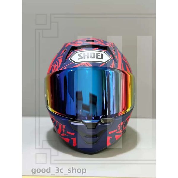 Designer Full Face Shoei X15 Rouge Ant Marquez 93 Casque de moto Visor Anti-Fog Homme Équitation Motocross Racross Racing Motorbike Helmet-Not-Original-Helmet 718