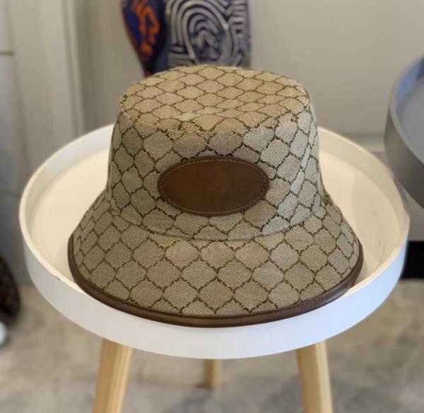 Diseñador Carta completa Sombrero del cubo para hombres y mujeres Moda Gorras plegables Sombreros de pescador negro Playa Visera para el sol Gorras de ala ancha Damas plegables