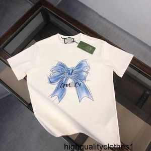 Designer G Family T-shirt pour hommes Pur coton à manches courtes pour hommes T-shirt américain d'été 2024 Nouveau grand vêtement d'été pour hommes 4NQ8