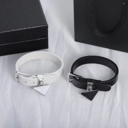 Designer G G Noir FF CD Bracelets TB YLS H Luxe C MM Bracelet à breloques en cuir pour femme homme Plat