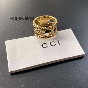 Diseñador G anillo de 18k Gold Cluster Ann Engagement Love Jewellry Travel Jewelry Copper de alta calidad 2023 Sin Fade Luxury Wedding Ring JZ028