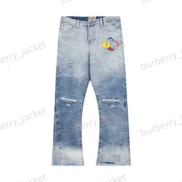 Designer Galerie Dept jeans pour hommes Mode Hommes Designer Épissage Jeans Denim Pantalon De Luxe Hip Hop En Détresse Hommes Femmes Pantalon GP jeans galeries depts A1