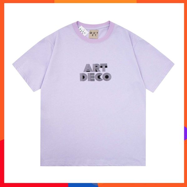 Designer Gallery T-shirts d'été Nouvelle mode de luxe Marque pour hommes et femmes à manches courtes Hip Hop Street Wear Top Vêtements Tailles américaines YOJE