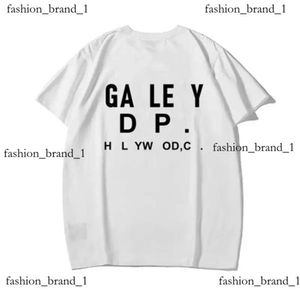 Designer GalleryDept kleding Designer Mens GalleryDept Shirt Gal Tee GalleryDept T-Shirts Black White Fashion Men Women T Tees Letters 05bd