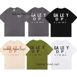 Designer GalleryDept Shirts Vêtements pour hommes Fashion Letter Simple Crewneck Print Short Sleeves For Men and Women Gallerydept Shirt Cottons 3622 3456