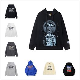 Ontwerper GALLERYes Homme Hooded Sweatshirts Mannen Vrouwen Hoodies Mode Hoodys Winter Man Hoodie met lange mouwen Kleding Kleding USA Szie