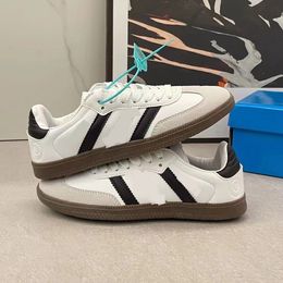 Designer Gazelle Bold Platform Casual Chaussures Hommes Femmes Campus Baskets Basses En Cuir Noir Glow Vegan Gomme Blanche SambTrainers36-44 f2