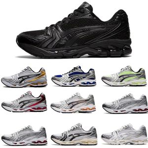 Designer Gel Kayano14 hommes chaussures décontractées formateurs chaussure de sport noir argent faible chaussure de course athlétique femmes baskets
