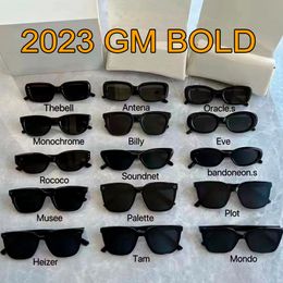 Diseñador Gafas de sol gentiles GM GM Glass Men retro gafas de moda gafas de gafas dama