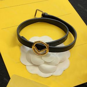 Designer Bracelet en cuir véritable pour hommes femmes bijoux Balck Love Bracelets F Cuff Bangle Hommes Ceinture Bracelets Hip Hop Accessoires de mariage avec boîte