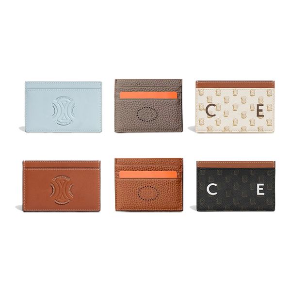 Diseñador Titulares de tarjetas de cuero genuino Carteras Señora con caja Monederos Monederos Titular de tarjeta de lujo para mujer para hombre Monedero Monedero Bolsa Clave Pasaporte Llavero Ciudad Pulseras