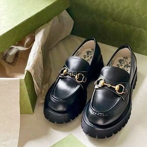 Designer echt leer Hot Sale lederen loafers merk Muller Casual Monolith slipper hoge kwaliteit Mode Princetown Dames Casual Bont Muilezels platte Platform schoenen