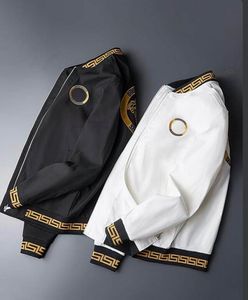 Ontwerper Geometrisch patroon Herenjas jas Royal Style Slim Operwear Men Women Wind Breaker Zipper Mens Coats Jackets