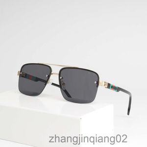 Designer Gg Gu CC Lunettes de soleil Cycle Luxe Mode Sport Polariser Sunglass Hommes Femme Vintage Conduite Plage Voyage Fête Doré Noir Demi-Monture Lunettes de soleil carrées