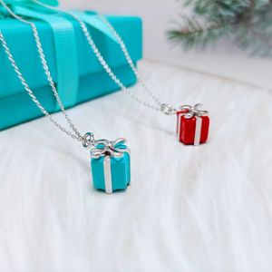 Designer geschenkdoos ketting Kerstmode Veelzijdige kraagketting Qixi Valentijnsdag