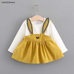designer meisje jurk cartoon baby feestjurk voor peuter meisje 0-2 jaar brithday kleding herfst casual babykleding