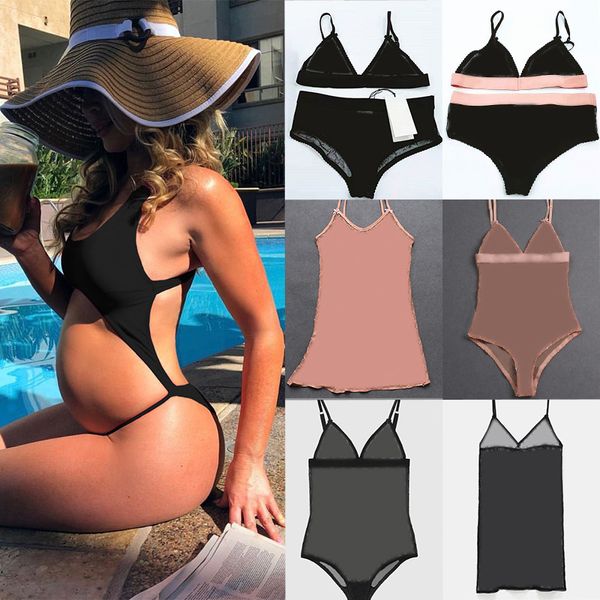 Diseñador Niñas Ropa interior de encaje Ropa interior Letras calientes Tangas clásicas Bikini Body sexy Bustiers Sujetador Señora Mujer Maternidad Ver a través de calzoncillos bordados Conjuntos