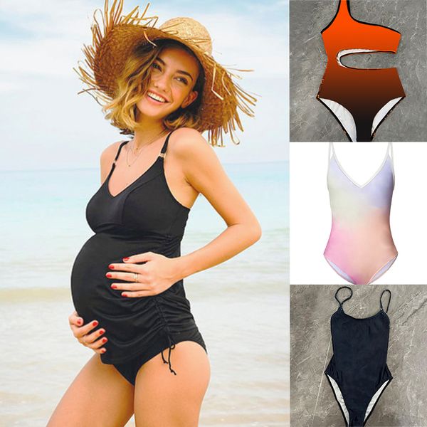 Diseñador Chicas Cartas Bikini Conjunto Caliente Clásico Traje de baño Mujeres Casual Cintura alta Traje de baño Señora Sexy Una pieza Monokini Maternidad Push Up Tangas Nadar Playa Traje de baño