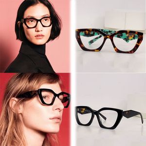 Designer Brilbord Rechthoekige Optische Brillen Mode Dames SPR09Y-F Veelzijdig Klassiek Patroon Bijpassend Montuur Dot Oogbescherming