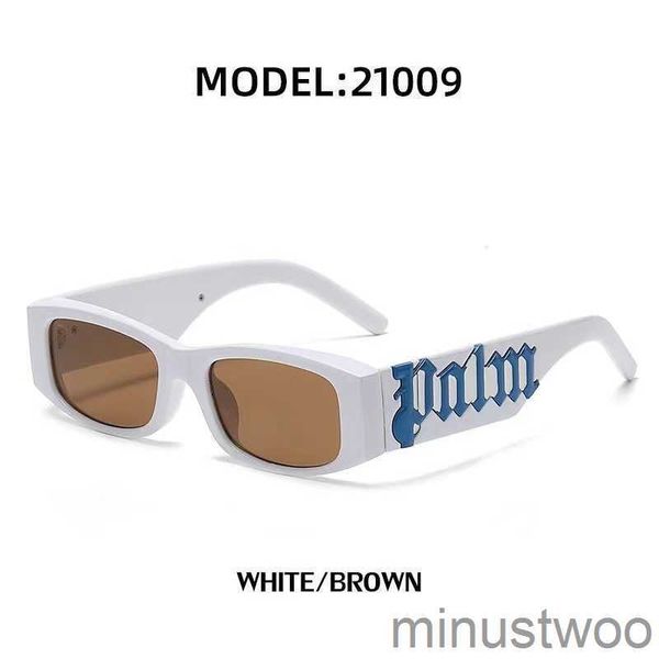 Lunettes de créateurs Cadre Anges Petit Palm Dames Style Hip-Hop Haut de Gamme Sens Transfrontalier Gros Mode Lunettes de Soleil à Jambes Larges Hommes Uv4 Sun 10P5 10P5 4GZB P1NY