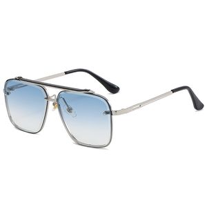 Gafas de diseñador Hombres Anteojos cuadrados Mujer Gafas de sol Puente de doble nariz Multi color Mujer y hombre Ropa de moda todos los días Playa de verano Chica guapa Gafas de sol