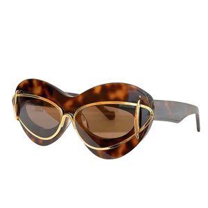 Gafas de diseñador Mujer Woow Eyewear Gafas de sol Classic LW40106U LW40119I LW40107U Calidad Gafas grandes de una sola pieza Marca de lujo Protección UV estilo retro con caja