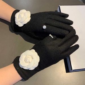 Gants de créateur CH gant en cuir dames mitaine d'hiver en laine pour femmes réplique officielle contre-qualité taille européenne qualité T0P