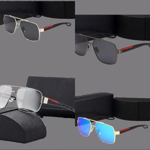 Designer goggle heren zomerzonnescherm zwart uitgeholde zonnebril vrouw zomer strand buitenzonnebril dames gepolariseerde accessoires hj092 E4