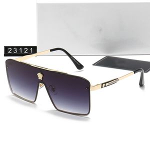 Lunettes de soleil de concepteur pour femmes hommes lunettes de soleil mode lunettes de soleil classiques de luxe polarisées pilote cadre en métal surdimensionné UV400 lunettes